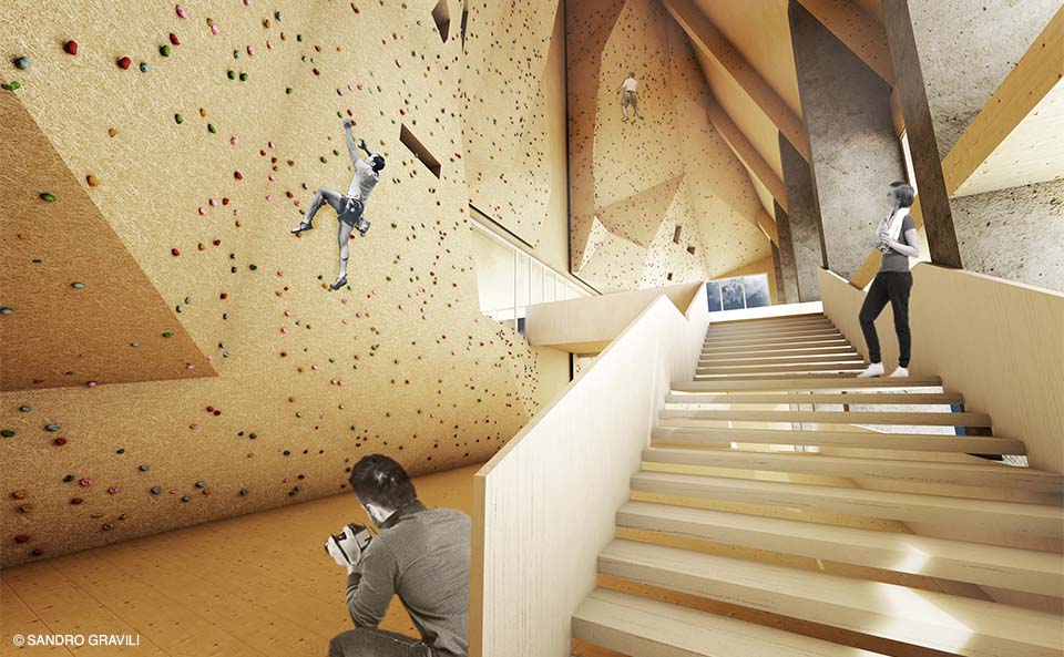 rock climbing center - Sandro Gravili