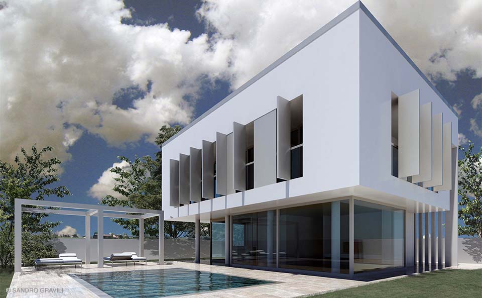 villa with pool - Sandro Gravili